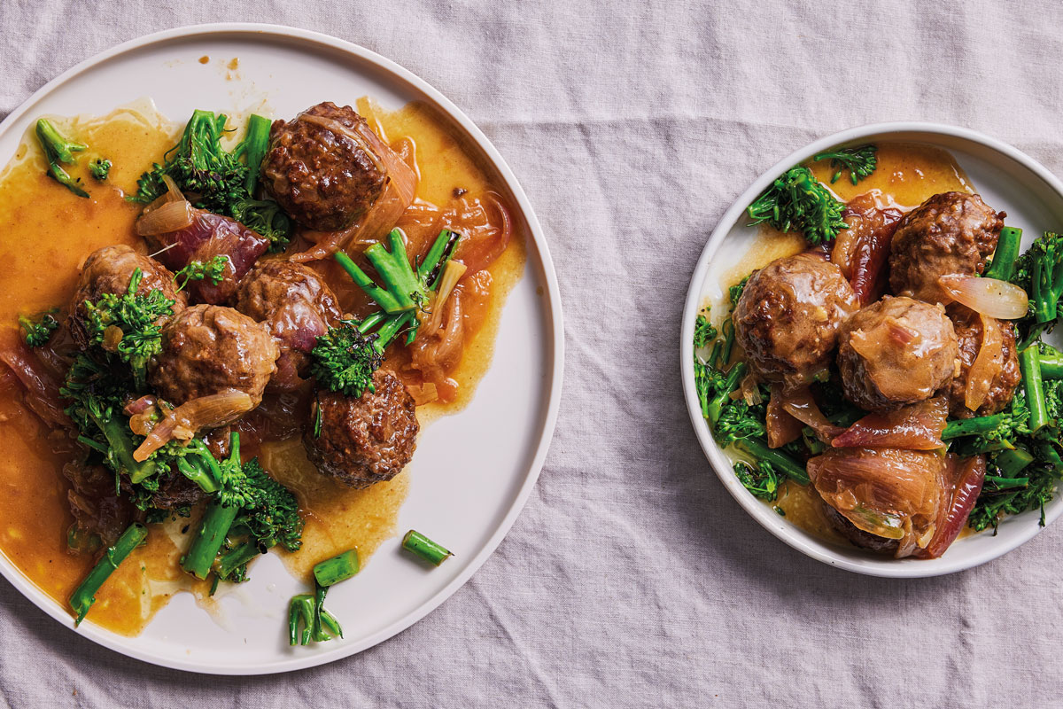 Parmesan-and-anchovy meatballs