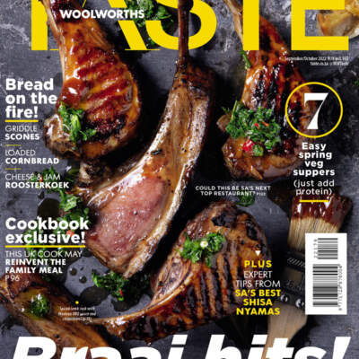 It's time to braai with the Sept/Oct issue of TASTE