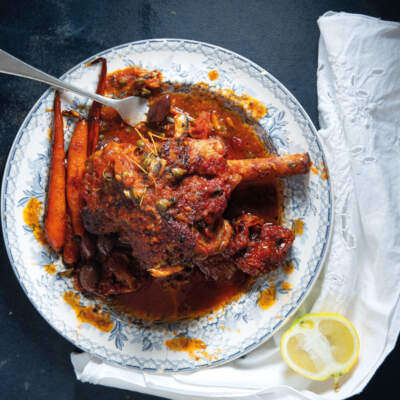 Lamb shank roast