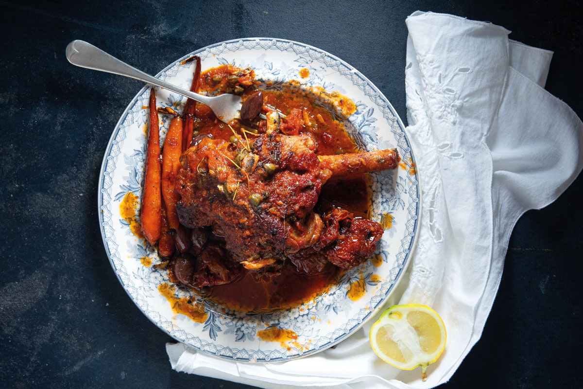 Lamb shank roast