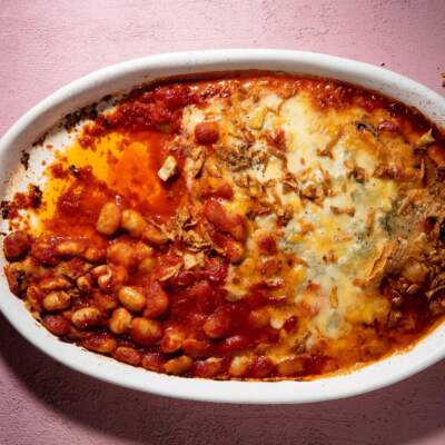 Home-made baked beans