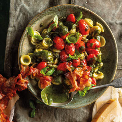 Tomato-and-basil orecchiette