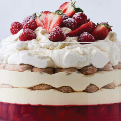 Berry trifle