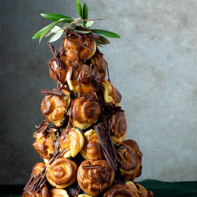 Chocolate puff tower