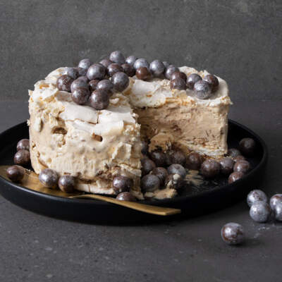 Meringue-and-Chuckles ice-cream cake