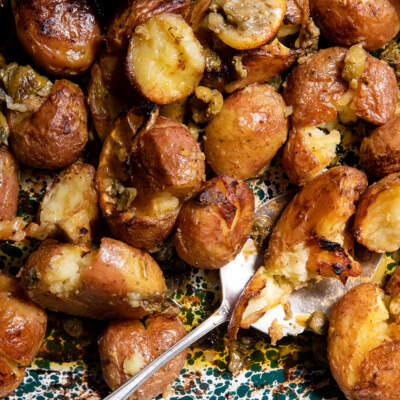 Smashed potatoes