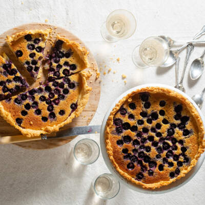 Blueberry frangipane