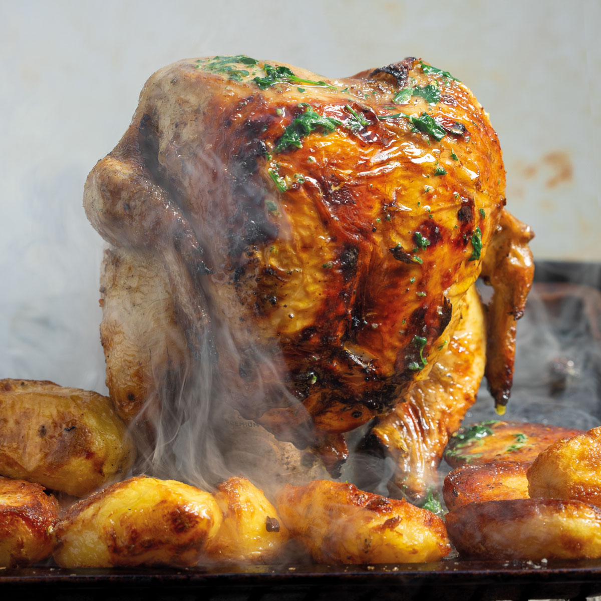 Beer-can chicken