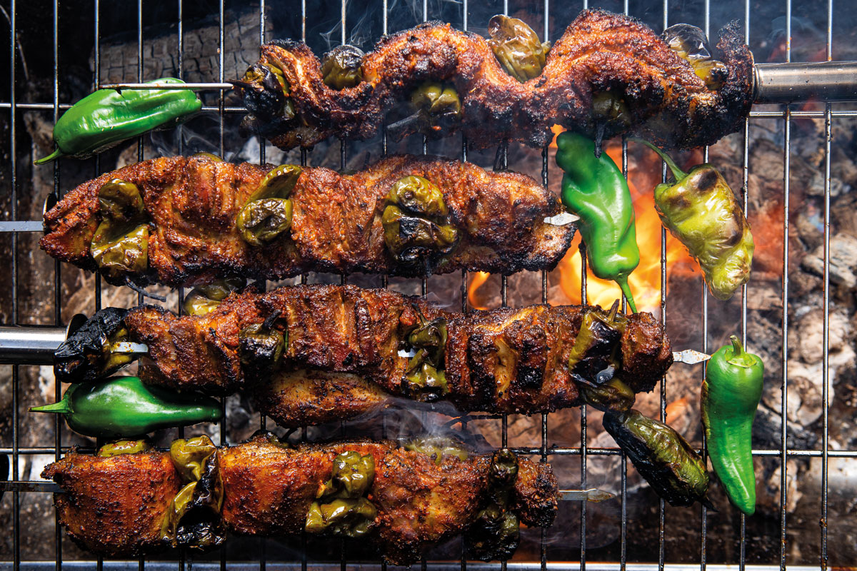 LAMB BELLY KEBABS