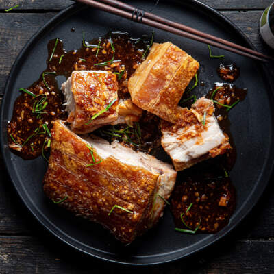 Air fryer pork belly