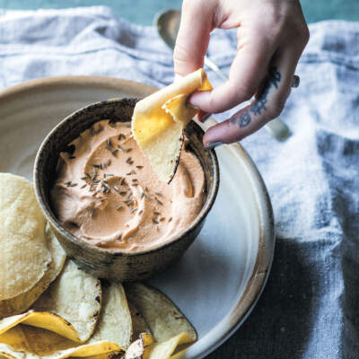 Chipotle cashew cheese