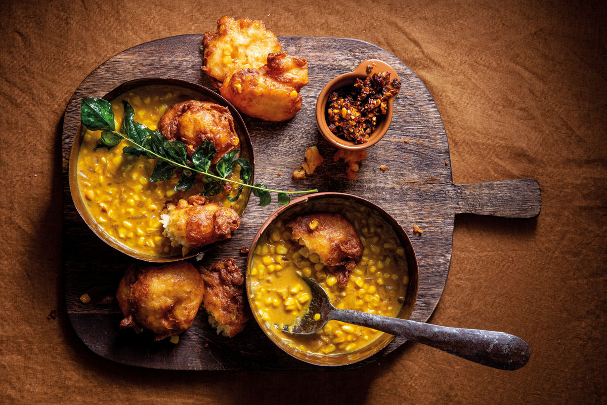 CORN, COCONUT AND TAMARIND SOUP