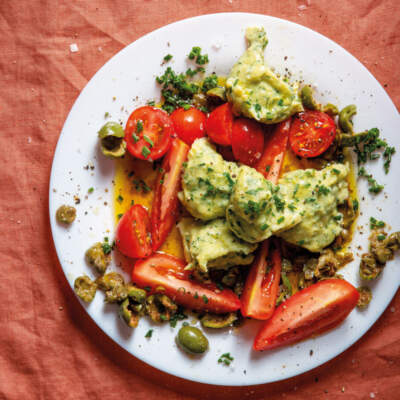 Fresh tomato gnudi