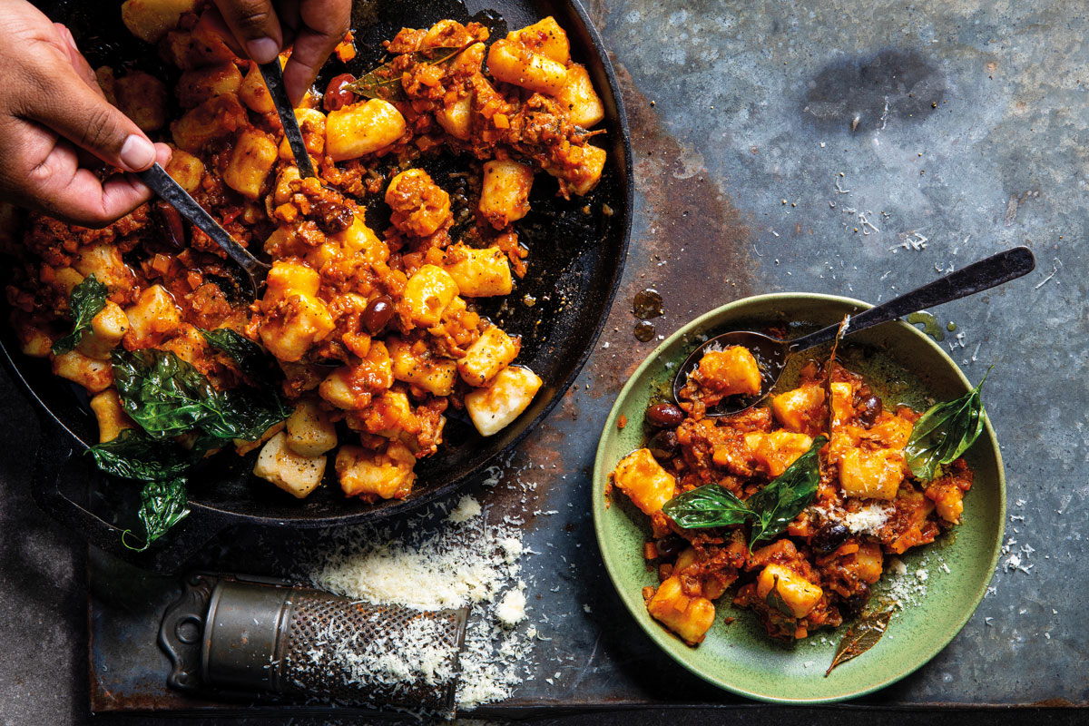 Lamb ragù with gnocchi