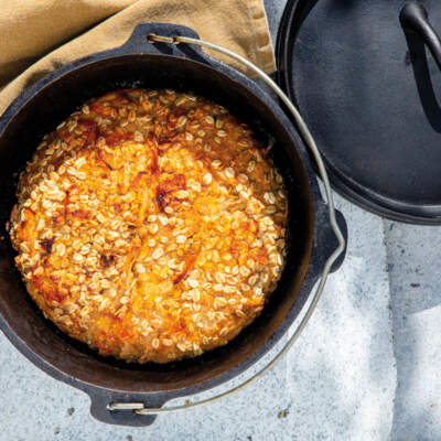 Oat porridge pot bread