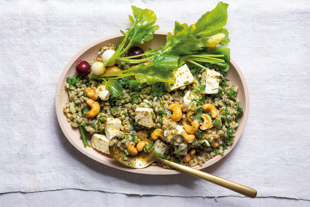 Pearl barley salad