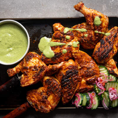 Tandoori-style chicken