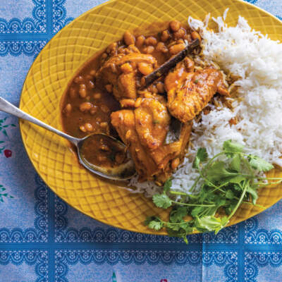 Chicken and baked bean curry