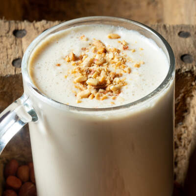 Hot peanut butter drink