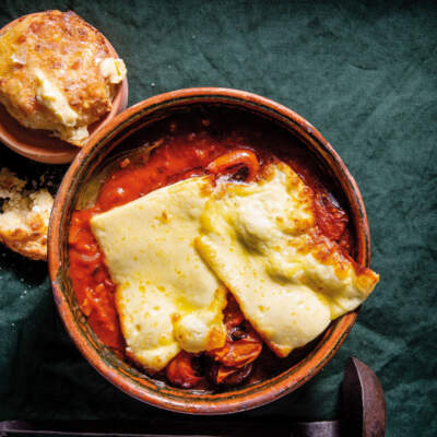 Tomato soup with air fryer scones