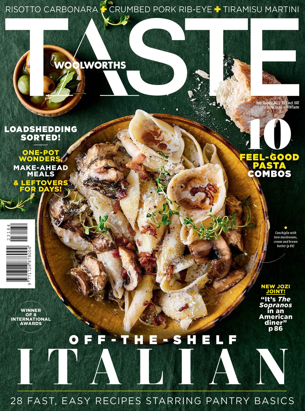 TASTE T184 July/August 2023 cover