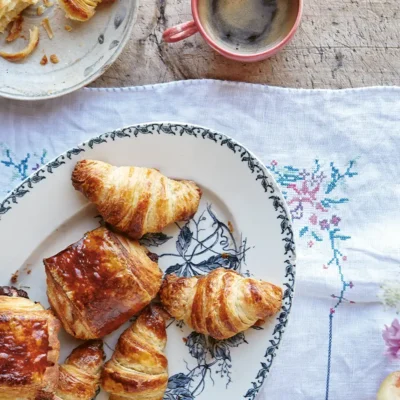 Croissants and pains au chocolat