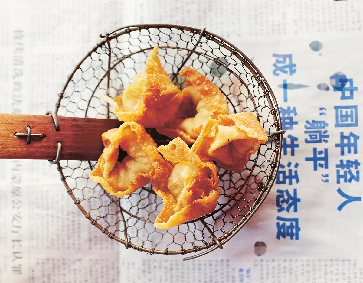 Prawn wontons