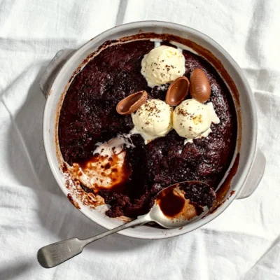 Self-saucing chocolate pudding