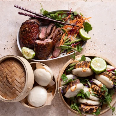 BBQ duck bao buns