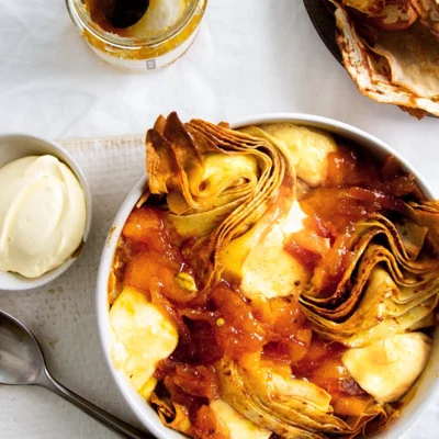 Marmalade pancake bake