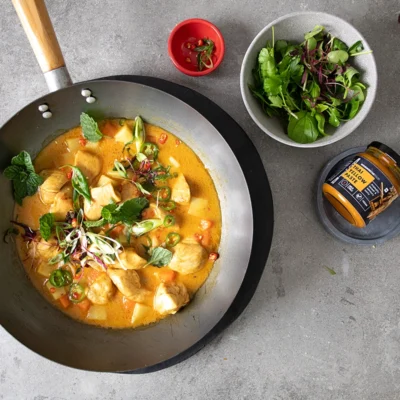 Thai yellow chicken curry