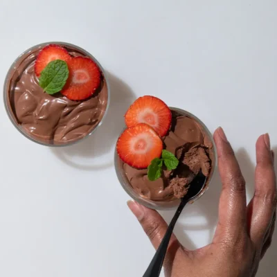 Tofu chocolate pudding