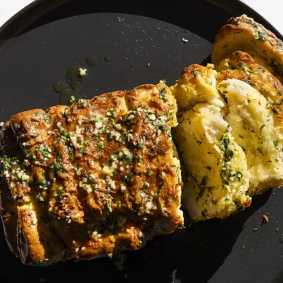 Pull-apart garlic bread