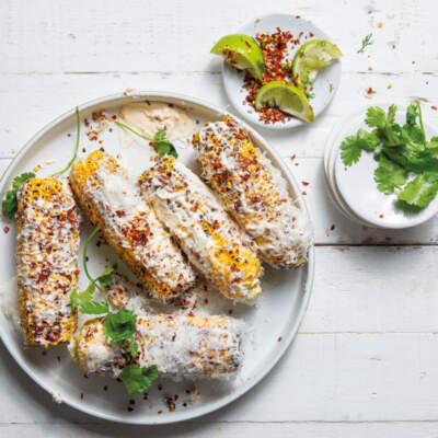 Braaied sweetcorn with mayo