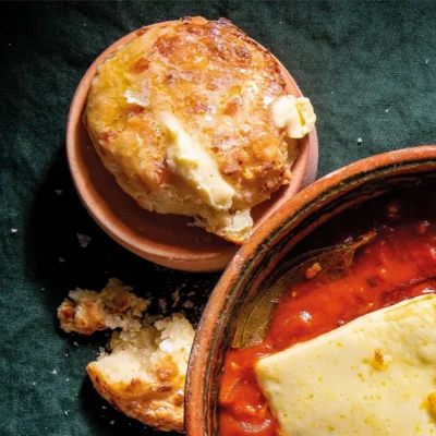 Cheesy air-fryer scones