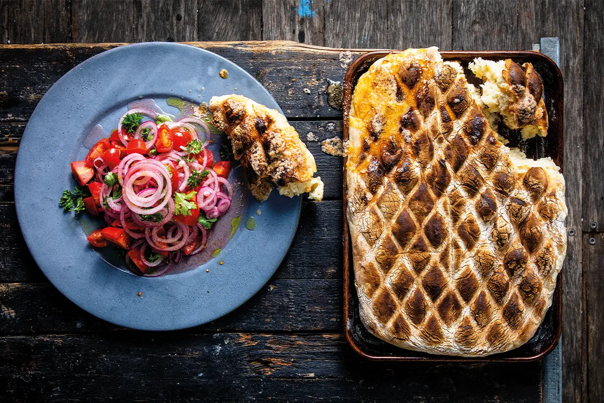 ROOSTERKOEK WITH SMOKED COD ROE BUTTER