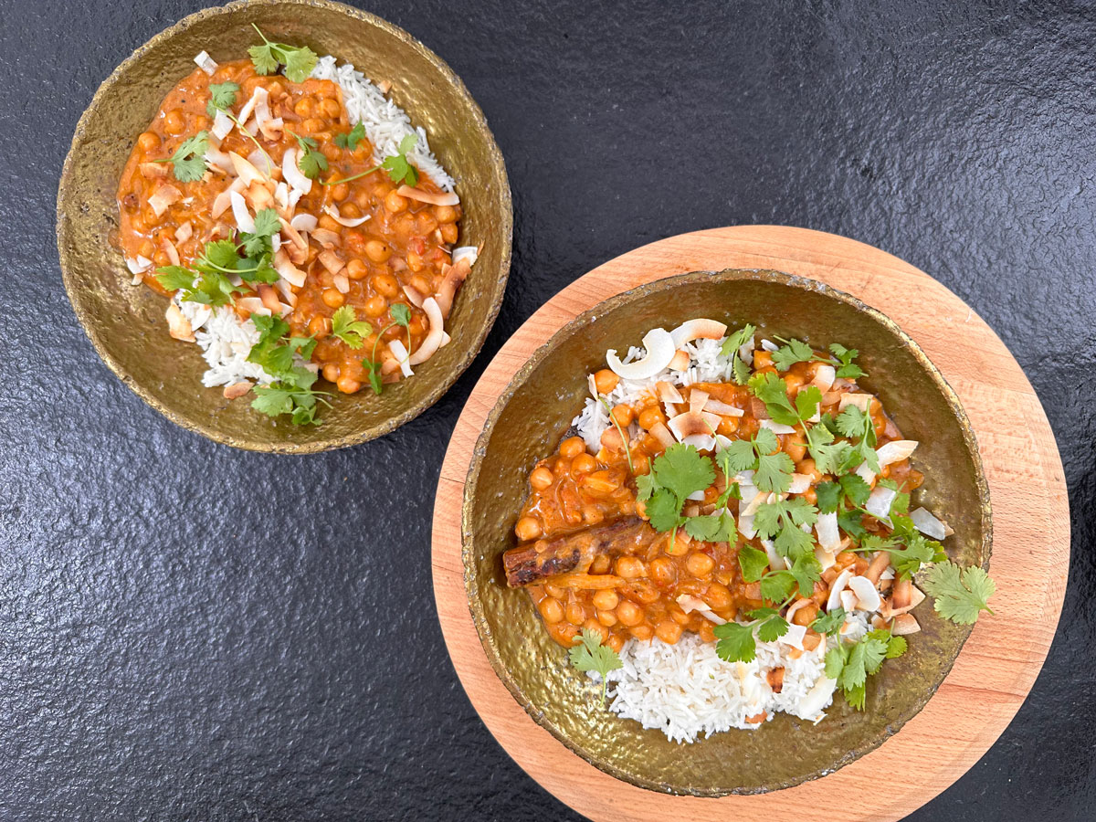 20-minute chickpea curry