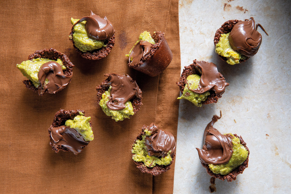 No-bake chocolate tarts