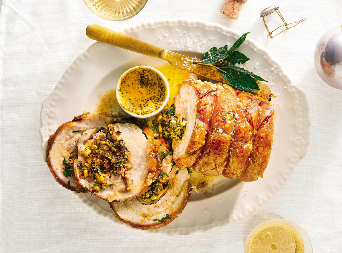 Porchetta with stuffing