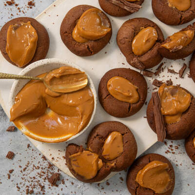 Condensed milk biscuits