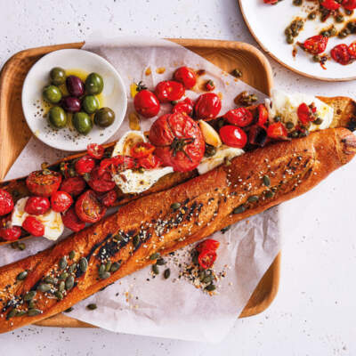 Grilled Caprese toast