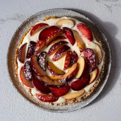 Lemon posset pie