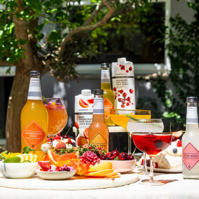 Sparkling mocktails