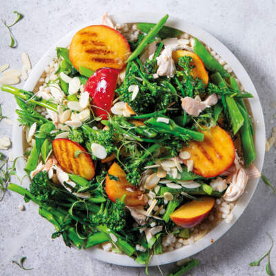 Charred green salad