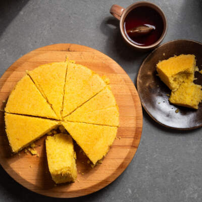 Ma’s steamed mielie cake