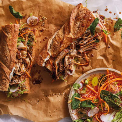 Miso pork bhan mi