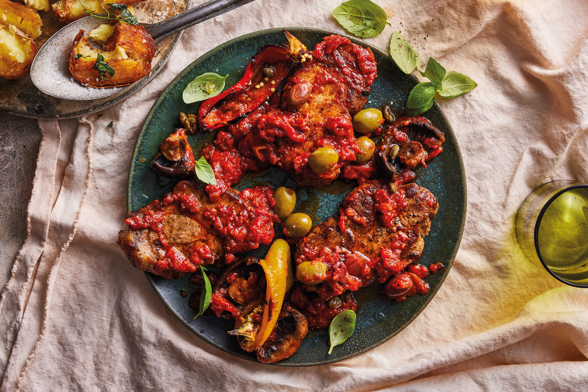 Pork cacciatore
