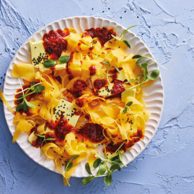 Raw butternut salad