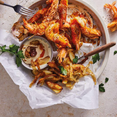 Salt-and-pepper prawns