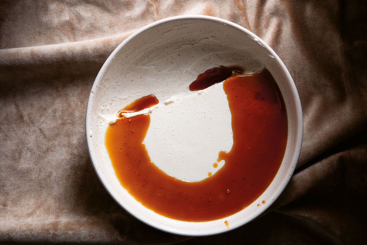 RICOTTA PANNA COTTA WITH COFFEE SYRUP